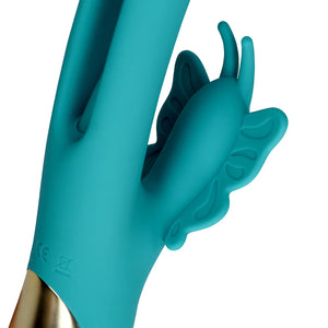 Shots LoveLine Flapping G-Spot Butterfly Vibrator Peacock Blue Vibrators - Rabbit Vibrators Buy Sex Toys in Singapore LoveisLove U4Ria
