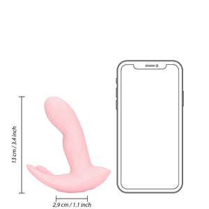 Shots LoveLine Wearable Fingering Motion Vibrator with Remote Control Cherry Chiffon Vibrators - Knickers & Wearables Buy Sex Toys in Singapore LoveisLove U4Ria