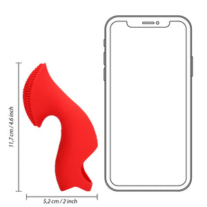 Shots LoveLine Textured Finger Vibrator Sunrise Red Vibrators - Finger & Tongue Buy Sex Toys in Singapore LoveisLove U4Ria