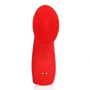 Shots LoveLine Textured Finger Vibrator Sunrise Red Vibrators - Finger & Tongue Buy Sex Toys in Singapore LoveisLove U4Ria