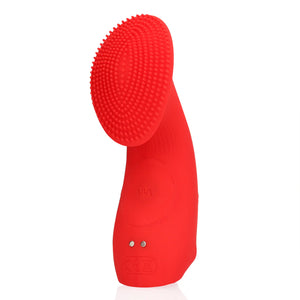 Shots LoveLine Textured Finger Vibrator Sunrise Red Vibrators - Finger & Tongue Buy Sex Toys in Singapore LoveisLove U4Ria