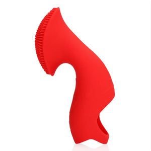 Shots LoveLine Textured Finger Vibrator Sunrise Red Vibrators - Finger & Tongue Buy Sex Toys in Singapore LoveisLove U4Ria