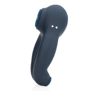 Shots LoveLine Vibrating Cockring with Clitoris Stimulation Indigo Blue Cock Rings - Vibrating Cock Rings Buy Sex Toys in Singapore LoveisLove U4Ria