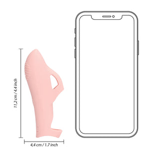Shots LoveLine Silicone Finger Vibrator Touch of Pink Vibrators - Finger & Tongue Buy Sex Toys in Singapore LoveisLove U4Ria