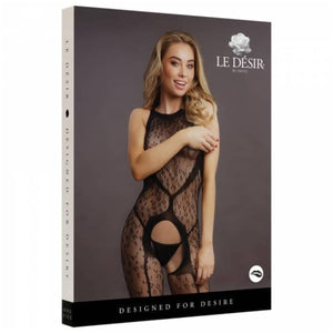 Le Désir Crotchless Leopard Bodystocking Black Buy in Singapore LoveisLove U4Ria 