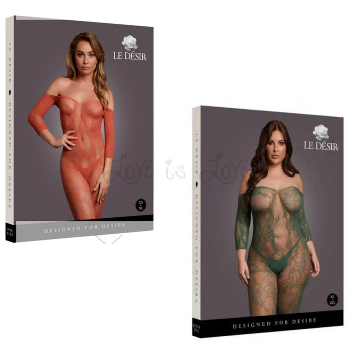Le Désir Lace Long-Sleeved Bodystocking