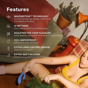 Lelo Ina Wave 2 Rabbit Vibrator Cerise or Plum or California Sky