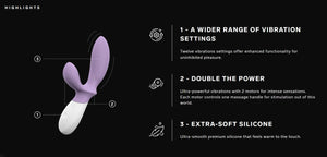 Lelo Loki Wave 2 Violet Dusk Prostate Dual Stimulation