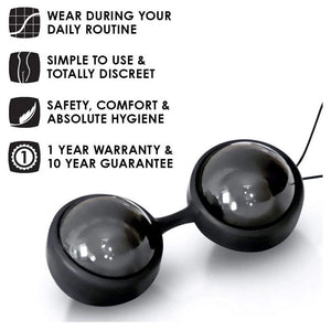 Lelo Luna Beads Noir Weighted Vaginal Pleasure Beads [Limited Period Sale]