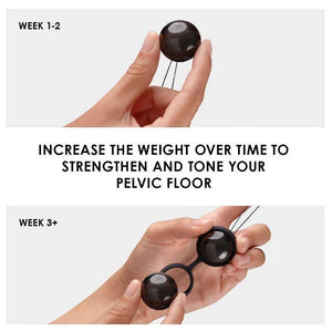 Lelo Luna Beads Noir Weighted Vaginal Pleasure Beads [Limited Period Sale]