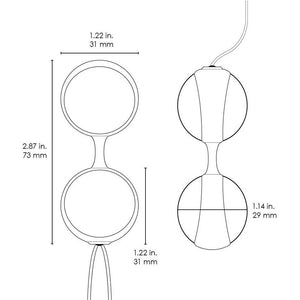 Lelo Luna Beads Noir Weighted Vaginal Pleasure Beads [Limited Period Sale]