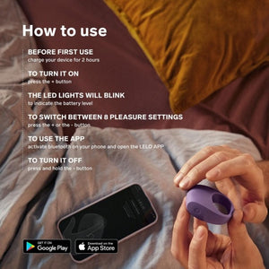 Lelo Tor 3 App-Controlled Vibrating Courple's Pleasure Ring