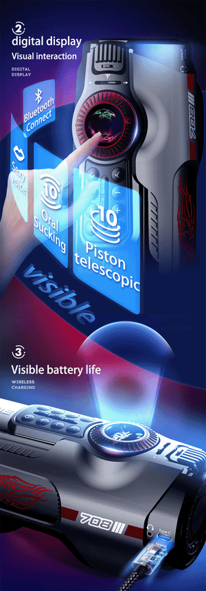 Leten 708 III Future Sexual Interactive Automatic Heating Masturbator (Latest 3rd Version) Male Masturbators - Automatic Masturbators Buy Sex Toys in Singapore LoveisLove U4Ria