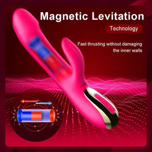 Leten High-End Thrusting Rabbit Vibrator Pink Vibrators - Rabbit Vibrators Buy Sex Toys in Singapore LoveisLove U4Ria