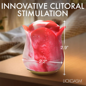 Lickgasm Sweet Kiss Kissing & Vibrating Rose Clitoral Stimulator Buy in Singapore LoveisLove U4Ria 