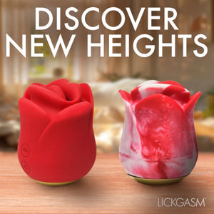 Lickgasm Sweet Kiss Kissing & Vibrating Rose Clitoral Stimulator Buy in Singapore LoveisLove U4Ria 
