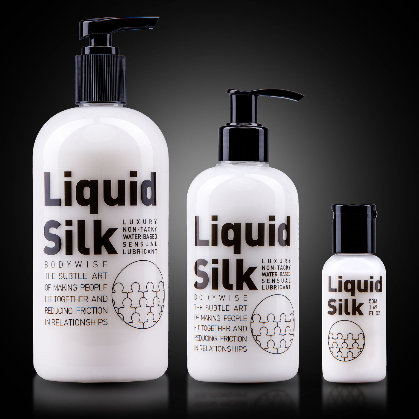 Bodywise Liquid Silk Luxury Water-Based Lubricant 50 ml or 250 ml or 5 Love is Love Bodywise Liquid Silk Luxury Water-Based Lubricant 50 ml or 250 ml or 5 Love is Love
