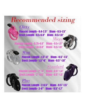 Locked In Lust The Vice Clitty Chastity Device Clear or Pink or black For Him - Chastity Devices Buy in Singapore LoveisLove U4Ria 