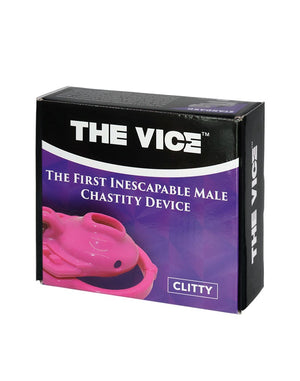 Locked In Lust The Vice Clitty Chastity Device Clear or Pink or black For Him - Chastity Devices Buy in Singapore LoveisLove U4Ria 