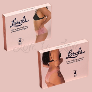 Lorals For Pleasure & Comfort Oral Sex Lingerie Sheer Peach (Pack of 4)(Good Reviews)