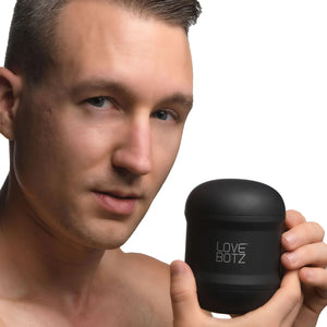 LoveBotz 10X Cyber Stroke Vibrating Stroker Black Male Masturbators - Vibrating Masturbators Buy Sex Toys in Singapore LoveisLove U4Ria