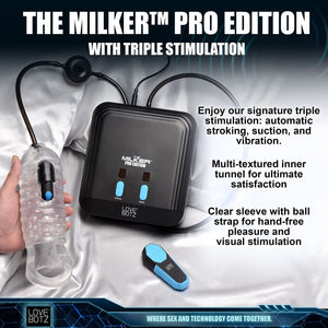 Lovebotz The Milker Pro Edition with Automatic Stroking, Suction and Vibration Buy in Singapore LoveisLove U4Ria 
