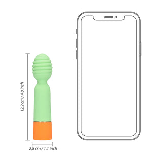Loveline Ribbed Mini Vibrator with USB Charger Spring Sage Buy in Singapore LoveisLove U4Ria