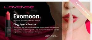   Lovense Exomoon Bluetooth Lipstick Vibrator 2022 Launch 