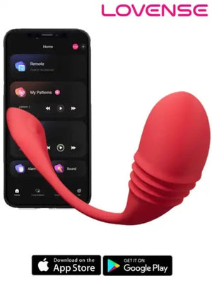 Lovense Vulse App-Controlled Thrusting & Vibrating Egg