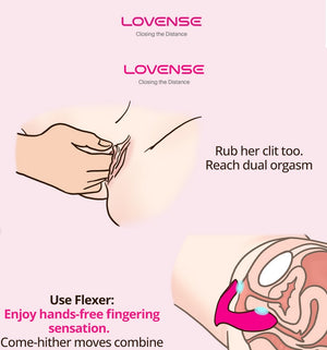 Lovense Flexer Insertable App-Controlled Dual Panties Vibrator