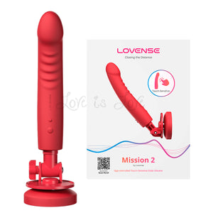 Lovense Mission 2 App-Controlled Touch-Sensitive Dildo Vibrator Buy in Singapore LoveisLove U4Ria 