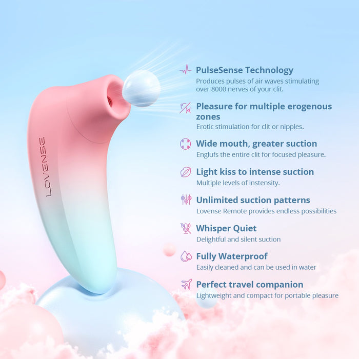Lovense Tenera 2 App-Controlled Clitoral Suction Stimulator (Unique Suction Sensation)