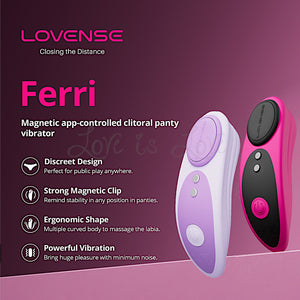 Lovense Ferri App-Controlled Magnetic Panty Vibrator Standard or Reserve Special Edition (Authorized Dealer)
