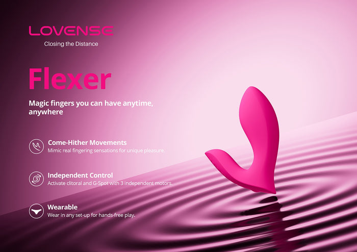 Lovense Flexer Insertable App-Controlled Dual Panties Vibrator