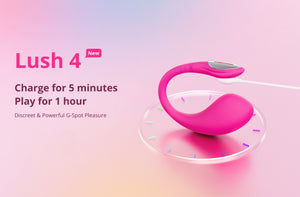 Lovense Lush 4 App-Controlled G-Spot Egg Vibrator