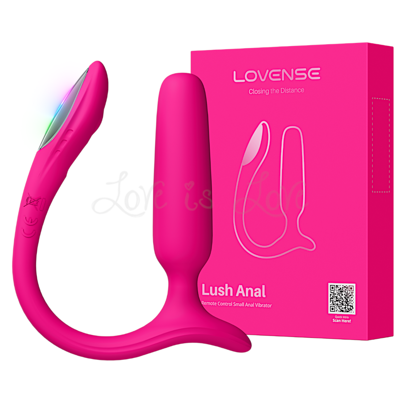 Lovense Lush Anal App-controlled Small Anal Vibrator Love is Love Lovense Lush Anal App-controlled Small Anal Vibrator Love is Love