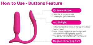 Lovense Lush Anal App-controlled Small Anal Vibrator  Love is Love