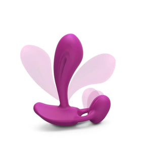 Love to Love Witty Remote-Controlled Silicone P & G-Spot Clitoral And Anal Vibrator Sweet Orchid Buy in Singapore LoveisLove U4Ria 