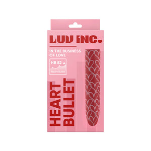 Luv Inc Graffiti Heart Rechargeable Bullet Vibrator