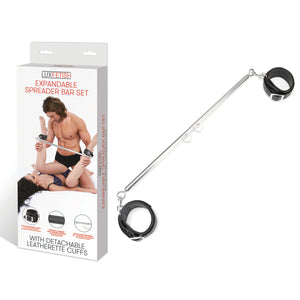 Lux Fetish Expandable Spreader Bar Set with Detachable Cuffs Bondage - Spreader Bars Buy Sex Toys in Singapore LoveisLove U4Ria