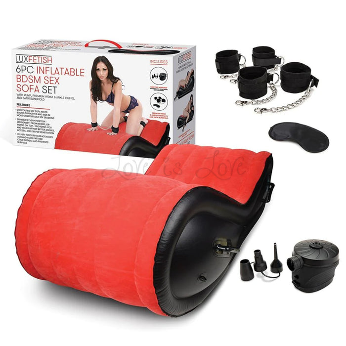 Lux Fetish 6-Piece Inflatable BDSM Sex Sofa Set