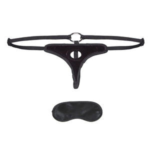 Lux Fetish Black Velvet Bikini Strap-On Harness Buy in Singapore LoveisLove U4Ria 