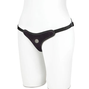 Lux Fetish Black Velvet Bikini Strap-On Harness Buy in Singapore LoveisLove U4Ria 