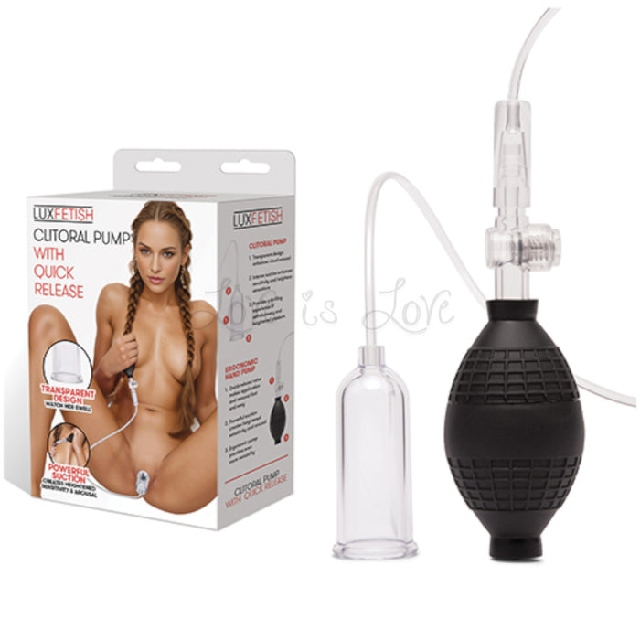 Lux Fetish Clitoral Pump With Quick Release