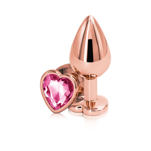 NS Novelties Rear Assets Rose Gold Pink Heart Gem Small or Medium or 3 PCS Trainer Kit  Buy in Singapore LoveisLove U4Ria 