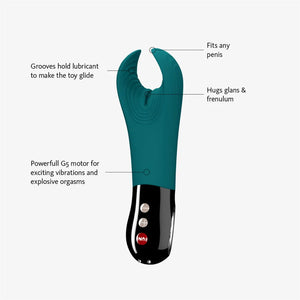 Fun Factory Manta Vibrating Stroker Black Line