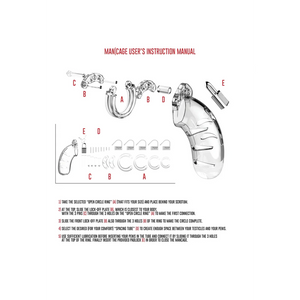 Shots ManCage Model 05 Chastity Cock Cage Transparent For Him - Chastity Devices Buy Sex Toys in Singapore LoveisLove U4Ria