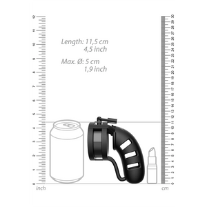 Shots ManCage Model 19 Chastity Cock Cage with Ballsplitter Black For Him - Chastity Devices  Buy Sex Toys in Singapore LoveisLove U4Ria