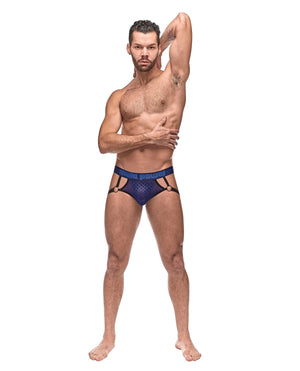 Male Power Diamond Mesh Jock Ring Blue S/M or L/XL For Him - Men's Intimate Wear Buy Sex Toys in Singapore LoveisLove U4Ria