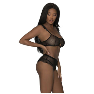 Magic Silk Girl Next Door Bralette & Panty Black S/M Buy in Singapore LoveisLove U4Ria 